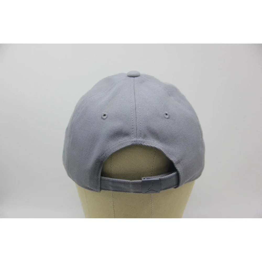 Jordan Brand Charlotte Hornets Adjustable Hat Gray Embroidered Logo Vintage 90's